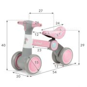 Bicicleta fara pedale kidwell petito bunny edeedijedzpet02a0