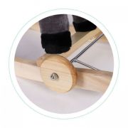 Calut balansoar cu roti, sunete si coada in miscare ecotoys xl-106w - gri edeedixl-106wgray