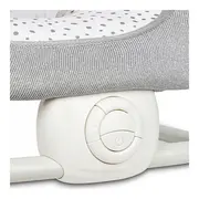 Lionelo - Fotoliu balansoar cu vibratii, Pascal Scandi, Cu 12 melodii linistitoare, Pliabil, 80x49 cm, Gri Deschis BYNLO-PASCAL_GREY_DOVE