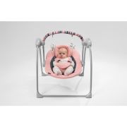 Lionelo - Fotoliu balansoar electric, Ruben, Cu spatar reglabil, Cu 12 melodii relaxante si sunete ale naturii, Cu 3 programe de balansare automata, Conform cu standardul european EN 16232, 68x65 cm, Roz BYNLO-RUBEN_PINK_BABY