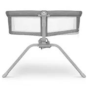 Lionelo - Patut balansoar Malin, 3 in 1, Pliabil, 0-9 kg, Geanta Transport, Asamblare Rapida, Ultra-Usor, Conform cu standardele europeane de securitate EN1130 si EN16890, Gri BYNLO-MALIN_GREY_STONE