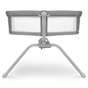 Lionelo - Patut balansoar Malin, 3 in 1, Pliabil, 0-9 kg, Geanta Transport, Asamblare Rapida, Ultra-Usor, Conform cu standardele europeane de securitate EN1130 si EN16890, Gri BYNLO-MALIN_GREY_STONE
