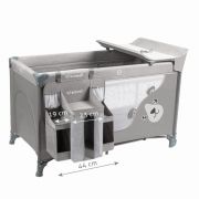 Patut pliabil 3 in 1 kidwell blissy - gray edeedilotubli01a0