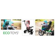 Tricicleta cu sezut reversibil ecotoys jm-311 - roz edeedijm-311pink