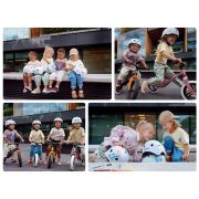 Lionelo - Casca pentru copii, Reglabila 50-56 cm, Din ABS si EPS, Conform cu standrdul EN1078, Alb BYNLO-HELMET_WHITE