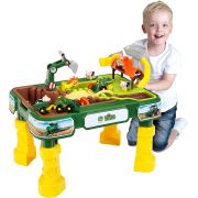 Masuta de joaca cu apa si nisip 2 in 1 - ferma john deere tk3948