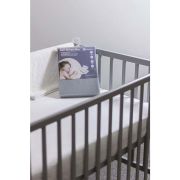 Petite&Mars - Cearceaf impermeabil cu eleastic, Soft Dream Dry, Lavabil la masina pana la 95 de garde, 120x60 cm, Alb BYN313401