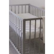 Petite&Mars - Cearceaf impermeabil cu eleastic, Soft Dream Dry, Lavabil la masina pana la 95 de garde, 120x60 cm, Alb BYN313401