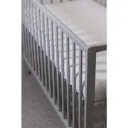 Petite&Mars - Cearceaf impermeabil cu eleastic, Soft Dream Dry, Lavabil la masina pana la 95 de garde, 120x60 cm, Gri BYN313112