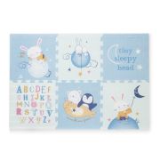Petite&Mars - Covoras puzzle din spuma, Format din 6 piese reversibile, 116x174x1.5 cm, Multicolor BYN436072