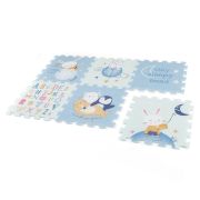 Petite&Mars - Covoras puzzle din spuma, Format din 6 piese reversibile, 116x174x1.5 cm, Multicolor BYN436072
