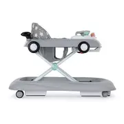 Petite&Mars - Premergator muzical cu panou interactiv si lumini Cabrio, Inaltime reglabila pe 3 pozitii, 6 luni+, Gri BYN857902