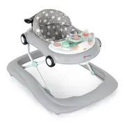 Petite&Mars - Premergator muzical cu panou interactiv si lumini Cabrio, Inaltime reglabila pe 3 pozitii, 6 luni+, Gri BYN857902
