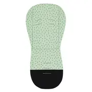 Petite&Mars - Salteluta pentru carucior din spuma cu memorie, Reversibila, Din bumbac, Design copacei, Verde BYN502111