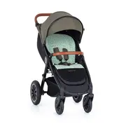 Petite&Mars - Salteluta pentru carucior din spuma cu memorie, Reversibila, Din bumbac, Design copacei, Verde BYN502111