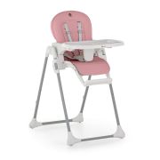 Petite&Mars - Scaun de masa Gusto, Spatar reglabil in 3 trepte, Suport de picioare ajustabil, Cu husa impermeabila, 6- 36 luni, Conform cu standardele europene de securitate EN14988:2017 +A1:2020, Sugar Pink BYNPM_Gusto_Sugar_Pink