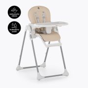 Petite&Mars - Scaun de masa Gusto, Spatar reglabil in 3 trepte, Suport de picioare ajustabil, Cu husa impermeabila, 6- 36 luni, Conform cu standardele europene de securitate EN14988:2017 +A1:2020, Sugar Pink BYNPM_Gusto_Sugar_Pink