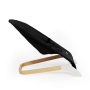 Petite&Mars - Sezlong balansoar, Calmy, Cu centura in 3 puncte, De la nastere pana la 9 kg, Negru BYN915900