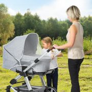 Plasa de insecte pentru carucior bebelusi, protectie tantari, 0+ luni, alba, Reer BiteSafe white 87030