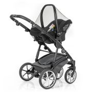 Plasa de insecte pentru scoica si scaun auto bebelusi, protectie tantari, 0+ luni, neagra, Reer BiteSafe 87011