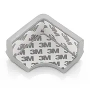 Set 4 protectii de colturi din spuma poliuretan, cu banda adeziva 3M, rezistenta la muscaturi, gri, Reer 82031