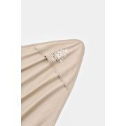 Paturica din bumbac organic Girafa, BabyCosy, Mink, 85X85 cm JEMBC-CSY5907