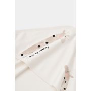 Paturica din bumbac organic Girafe, BabyCosy, Ecru, 85X85 cm JEMBC-CSY5908