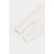 Salopeta cu fermoar Girafa, BabyCosy, 100% bumbac organic, Ecru (Marime: 18-24 Luni) JEMBC-CSY3041-18