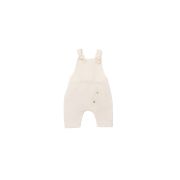 Salopeta de vara cu pantaloni lungi din muselina, BabyCosy, 100%bumbac, ecru (Marime: 6-9 luni) JEMBC-CSYM7006-6