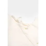 Salopeta petrecuta din muselina, BabyCosy, 100% bumbac organic, Ecru (Marime: 18-24 Luni) JEMBC-CSYM7000-18