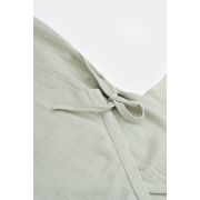 Salopeta petrecuta din muselina, BabyCosy, 100% bumbac organic, Verde (Marime: 3-6 Luni) JEMBC-CSYM7002-3