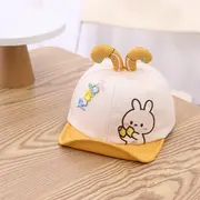 Sapca ivoire cu cozoroc moale galben mustar - Rabbit LIHAT338-2-pa02