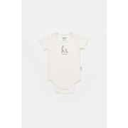 Set 2 body-uri bebe unisex Girafa, Baby Cosy, 100% bumbac organic (Marime: 0-3 Luni) JEMBC-CSY5758-0