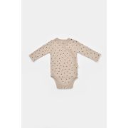 Set 2 body-uri cu maneca lunga petrecute, Girafa, Baby Cosy, 100% bumbac organic (Marime: 3-6 Luni) JEMBC-CSY5759-3