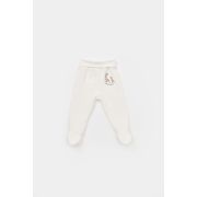 Set 2 pantaloni cu botosei bebe unisex Girafa, Baby Cosy, 100% bumbac organic (Marime: 0-3 Luni) JEMBC-CSY5627-0
