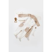 Set 2 salopete cu buzunare Girafa, Baby Cosy, 100% bumbac organic (Marime: 6-9 luni) JEMBC-CSY5819-6