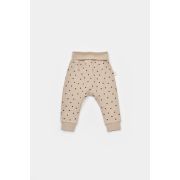 Set bluzita cu maneca lunga si panataloni lungi cu buline Girafa, BabyCosy, 100% bumbac organic, Ecru (Marime: 9-12 luni) JEMBC-CSY2012-9