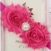 Bentita cu flori si strasuri aplicate MDX-1728-1-R4