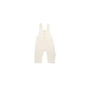 Salopeta de vara cu buzunare din muselina, BabyCosy, 100% bumbac organic, ecru (Marime: 12-18 Luni) JEMBC-CSYM7009-12