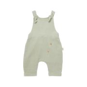 Salopeta de vara cu pantaloni lungi din muselina, BabyCosy, 100% bumbac organic, verde (Marime: 12-18 Luni) JEMBC-CSYM7008-12