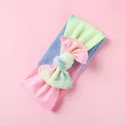 Bentita lata multicolora pentru fetite (marime disponibila: 0-12 luni, model: 2) mdfhnl-2073-c8.0-12 luni-2