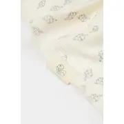 Paturica Printed, BabyCosy, 50% modal+50% bumbac, Ecru, 85X85 cm JEMBC-CSYM1000