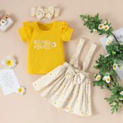 Sarafan cu bluzita cu maneca scurta - daisy (marime disponibila: 6-9 luni (marimea 19 incaltaminte)) md202303122-r2.6-9 luni (marimea 19 incaltaminte)