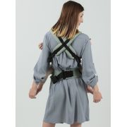 Marsupiu isara the one sage green linen