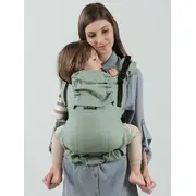 Marsupiu isara the one sage green linen