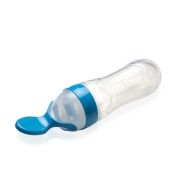 Lingurita cu rezervor pentru bebelusi, BabyJem, cu capac protectie, 90 ml (Culoare: Albastru) JEMbj_8062