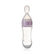 Lingurita cu rezervor pentru bebelusi, BabyJem, cu capac protectie, 90 ml (Culoare: Albastru) JEMbj_8062