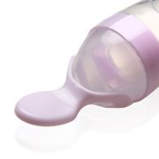 Lingurita cu rezervor pentru bebelusi, BabyJem, cu capac protectie, 90 ml (Culoare: Roz) JEMbj_8063