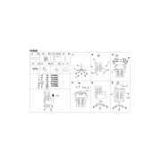 Scaun ergonomic mesh hm fabio negru drm10114