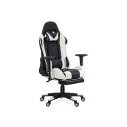 Scaun de birou off 307, gaming, spatar rabatabil, cotiere reglabile, mecanism de balans, 110 kg drm10110